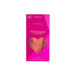 Milk Berry Bliss Love Range Block 100g